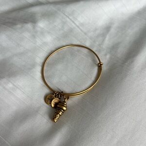 Alex and Ani Gold Ice Cream Charm Bracelet